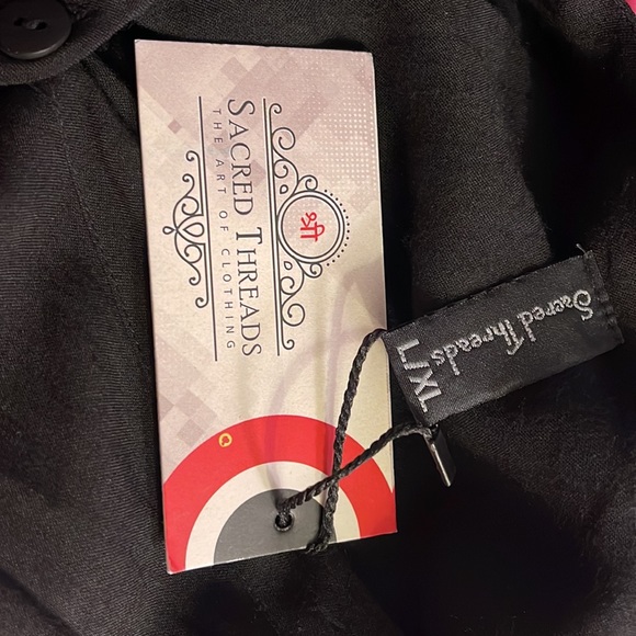 NWT.  DRESS by Sacred Threads.  L/XL.  BL/RD10.   222674 - Picture 3 of 5